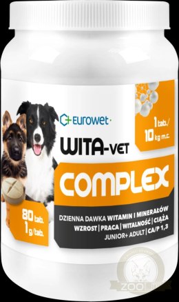 Eurowet Wita-Vet Junior + Aldut 80tab