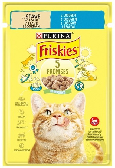 Friskies Łosoś saszetka 85g Friskies Łosoś saszetka 85g