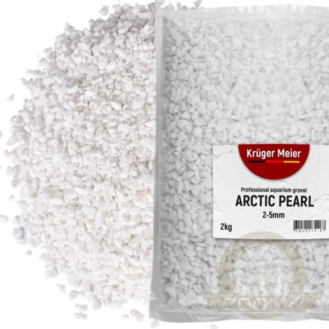 Kruger Meier Arctic Pearl 2-5 mm - Żwirek akwarystyczny 2 kg Kruger Meier Arctic Pearl 2-5 mm - Żwirek akwarystyczny 2 kg