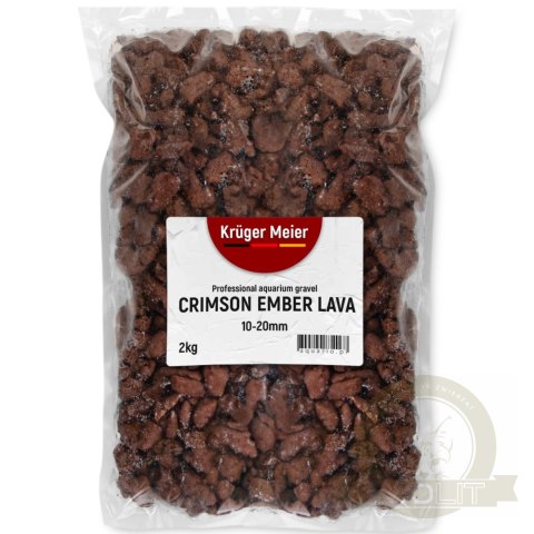 Kruger Meier Crimson Ember Lava 10-20 mm - Lawowe podłoże strukturalne 2 kg