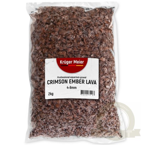 Kruger Meier Crimson Ember Lava 4-8 mm - Lawowe podłoże filtracyjne 2 kg