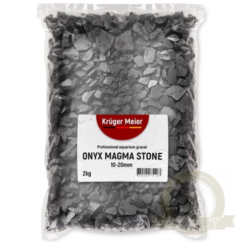 Kruger Meier Onyx Magma Stones 10-20 mm - Żwir do akwarium 2kg