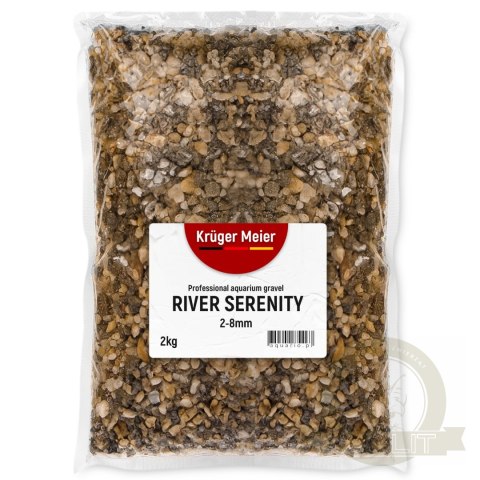 Kruger Meier River Serenity 2-8 mm - Żwirek akwarystyczny 2 kg