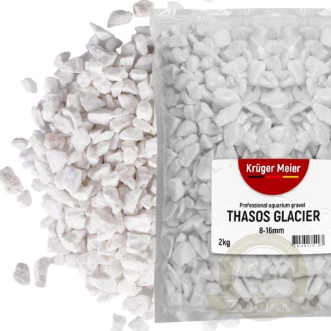 Kruger Meier Thasos Glacier 8-16 mm - Żwirek akwarystyczny 2 kg Kruger Meier Thasos Glacier 8-16 mm - Żwirek akwarystyczny 2 kg