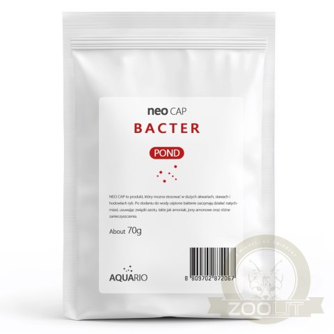 Neo CAP Bacter POND 70g - bakterie do oczka wodnego 5000l Neo CAP Bacter POND 70g - bakterie do oczka wodnego 5000l