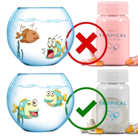 Neo Cap Tropical Booster - 20 kapsułek pożywka dla bakterii i czyszczenie wody Neo Cap Tropical Booster - 20 kapsułek pożywka dla bakterii i czyszczenie wody