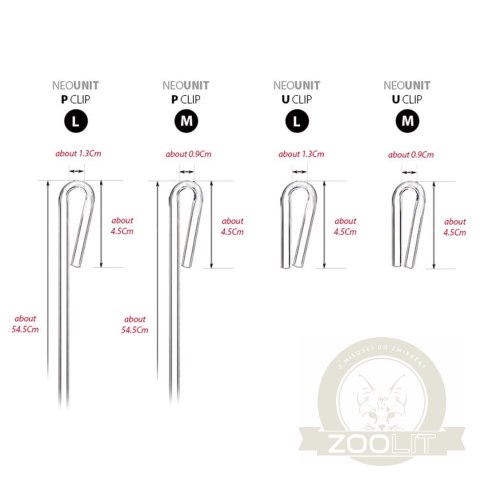 Neo P Clip Medium - J rurka 2 sztuki Neo P Clip Medium - J rurka 2 sztuki