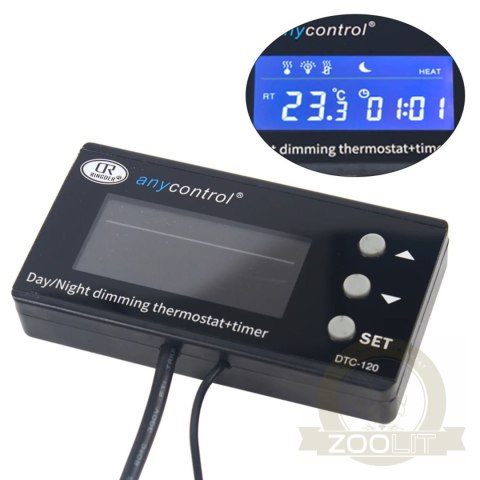 Ringder DTC-120 Dimming thermostat - termostat i programator czasowy Ringder DTC-120 Dimming thermostat - termostat i programator czasowy