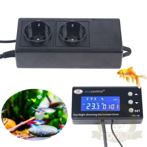 Ringder DTC-120 Dimming thermostat - termostat i programator czasowy Ringder DTC-120 Dimming thermostat - termostat i programator czasowy
