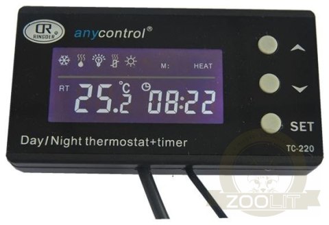 Ringder TC-220 Termostat z programatorem Ringder TC-220 Termostat z programatorem