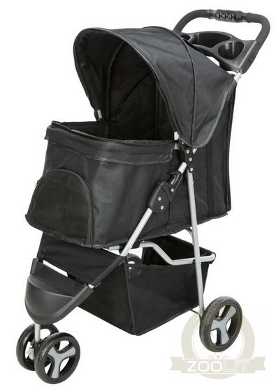 Trixie Wózek dla zwierząt 47x100x80cm czarny [TX-28958]