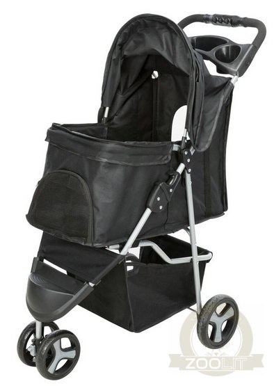 Trixie Wózek dla zwierząt 47x100x80cm czarny [TX-28958]