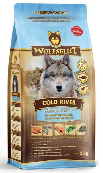 Wolfsblut Dog Cold River Small - pstrąg i bataty 2kg