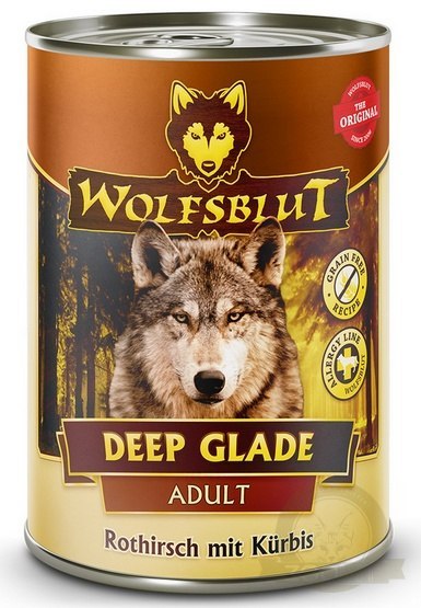 Wolfsblut Dog Deep Glade - jeleń i bawół puszka 395g