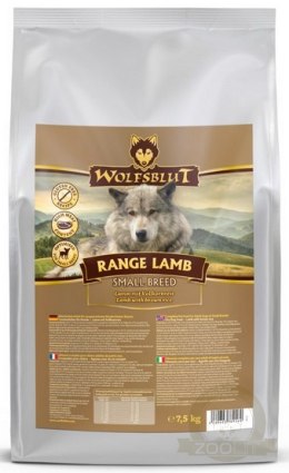 Wolfsblut Dog Range Lamb Adult Small - jagnięcina i ryż 7,5kg
