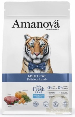 Amanova Cat Adult Delicious Lamb - jagnięcina 1,5kg