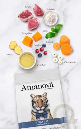 Amanova Cat Adult Delicious Lamb - jagnięcina 1,5kg