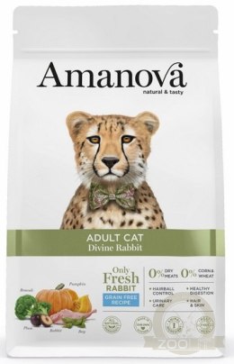Amanova Cat Adult Divine Rabbit - królik 1,5kg
