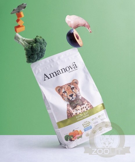 Amanova Cat Adult Divine Rabbit - królik 1,5kg Amanova Cat Adult Divine Rabbit - królik 1,5kg