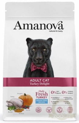 Amanova Cat Adult Turkey Delight - indyk 1,5kg