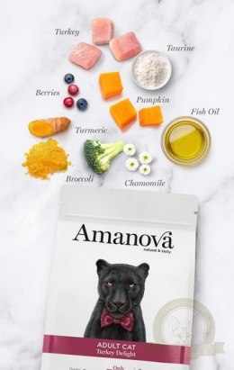 Amanova Cat Adult Turkey Delight - indyk 1,5kg
