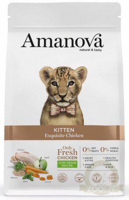Amanova Cat Kitten Exquisite Chicken - kurczak 1,5kg
