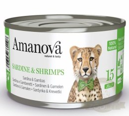 Amanova Cat Sardine & Shrimps - sardynki i krewetki w galaretce puszka 70g [15]