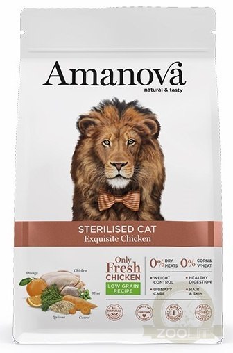 Amanova Cat Sterilised Exquisite Chicken - kurczak 1,5kg Amanova Cat Sterilised Exquisite Chicken - kurczak 1,5kg