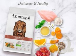 Amanova Cat Sterilised Exquisite Chicken - kurczak 1,5kg