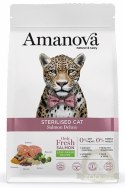 Amanova Cat Sterilised Salmon Deluxe - łosoś 1,5kg