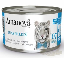 Amanova Cat Tuna Fillets - tuńczyk w bulionie puszka 70g [07]