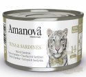 Amanova Cat Tuna & Sardines - tuńczyk i sardynki w galaretce puszka 70g [14]