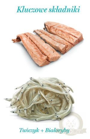 Amanova Cat Tuna & Whitebaits - tuńczyk i białoryby w bulionie puszka 70g [09]