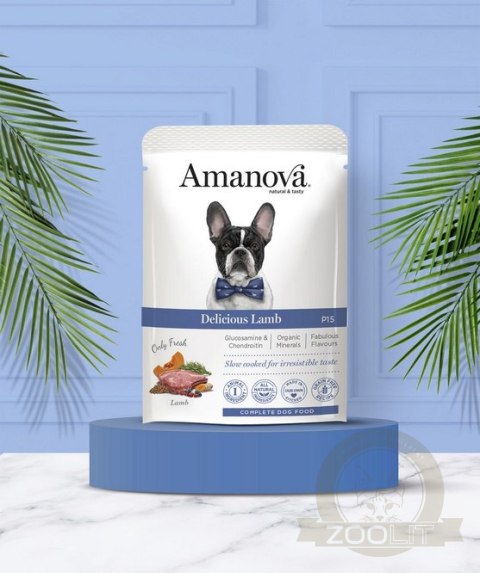 Amanova Dog Adult Delicious Lamb - jagnięcina saszetka 100g [P15]
