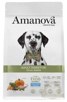 Amanova Dog Adult Digestive Divine Rabbit - królik 2kg