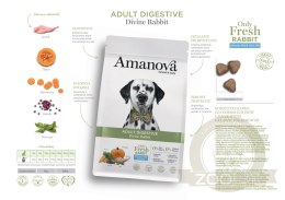 Amanova Dog Adult Digestive Divine Rabbit - królik 2kg