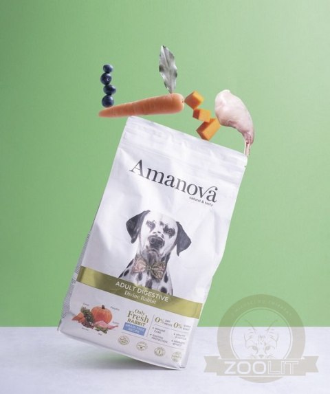 Amanova Dog Adult Digestive Divine Rabbit - królik 2kg Amanova Dog Adult Digestive Divine Rabbit - królik 2kg