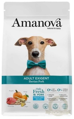 Amanova Dog Adult Exigent Iberian Pork - wieprzowina 10kg