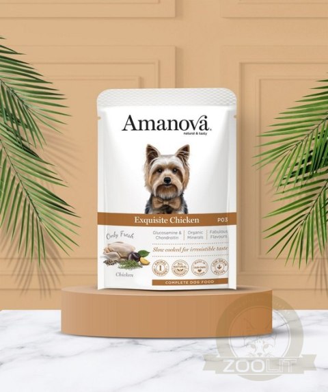 Amanova Dog Adult Exquisite Chicken - kurczak saszetka 100g [P03]