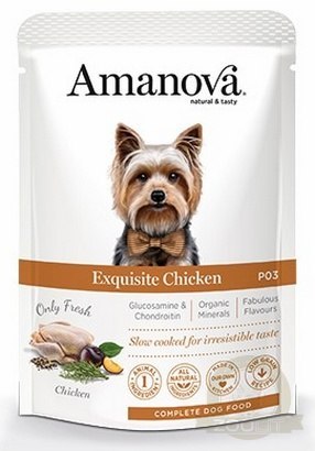 Amanova Dog Adult Exquisite Chicken - kurczak saszetka 300g [P03]