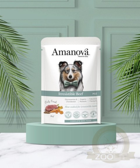 Amanova Dog Adult Irresistible Beef - wołowina saszetka 300g [P02]