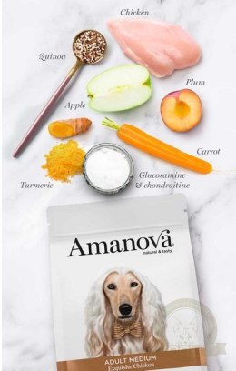 Amanova Dog Adult Medium Exquisite Chicken - kurczak 12kg
