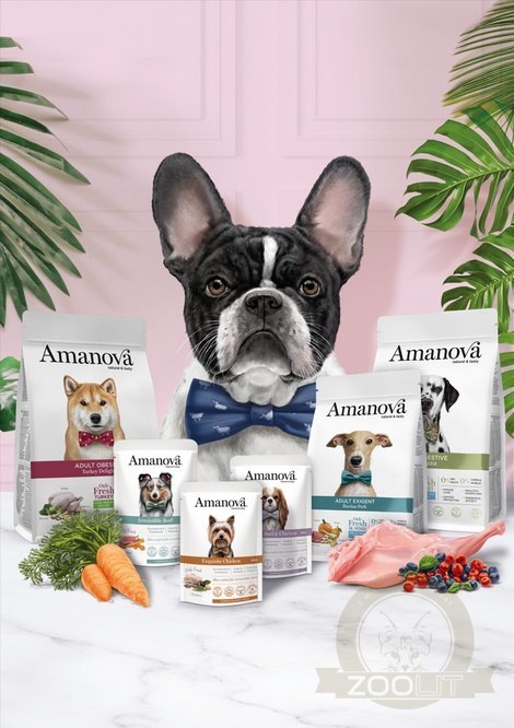 Amanova Dog Adult Mini Digestive Divine Rabbit - królik 2kg Amanova Dog Adult Mini Digestive Divine Rabbit - królik 2kg