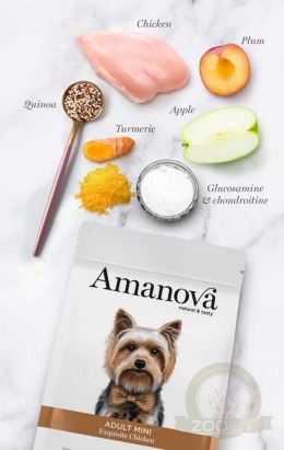 Amanova Dog Adult Mini Exquisite Chicken - kurczak 7kg
