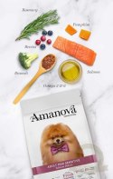 Amanova Dog Adult Mini Sensitive Salmon Deluxe - łosoś 2kg
