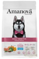 Amanova Dog Adult Sensitive Salmon Deluxe - łosoś 10kg