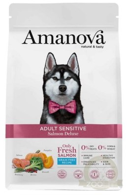 Amanova Dog Adult Sensitive Salmon Deluxe - łosoś 2kg