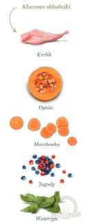 Amanova Dog Puppy Digestive Divine Rabbit - królik 7kg