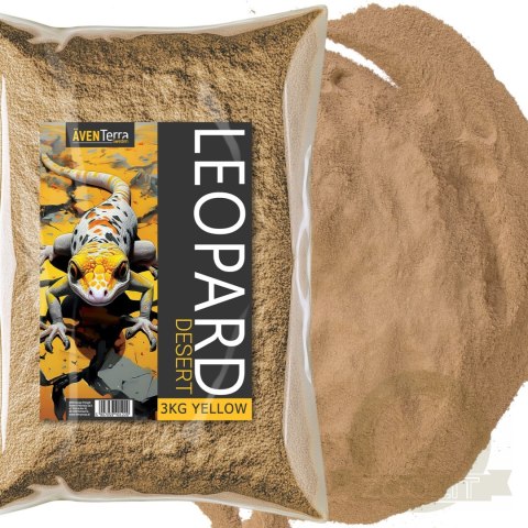 Aventerra Sweden LEOPARD Desert Yellow 3kg - glina do terrarium Aventerra Sweden LEOPARD Desert Yellow 3kg - glina do terrarium