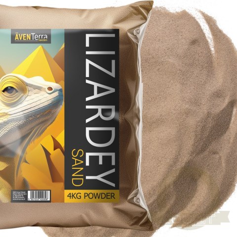 Aventerra Sweden LIZARDEY Sand 4kg - piasek dla gadów Aventerra Sweden LIZARDEY Sand 4kg - piasek dla gadów